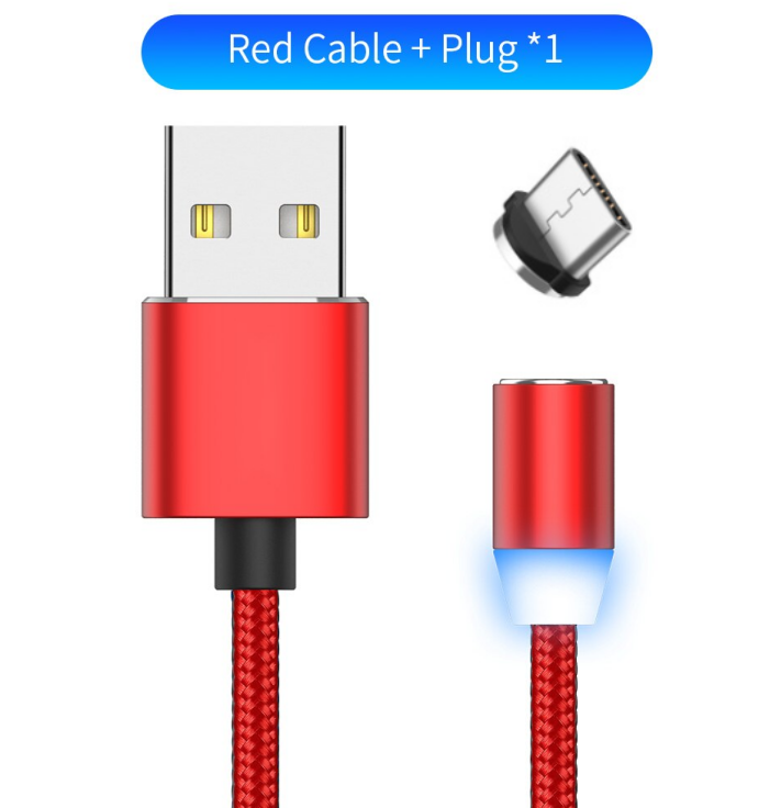 Kompatibel mit Apple, YBD 1m magnetisches LED-Ladekabel