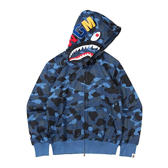 Herren Shark Camouflage Hoodies