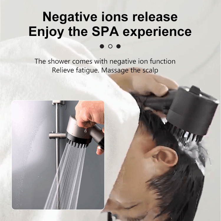 2-in-1 Bade- und Hautpflege, multifunktionale Massagedusche