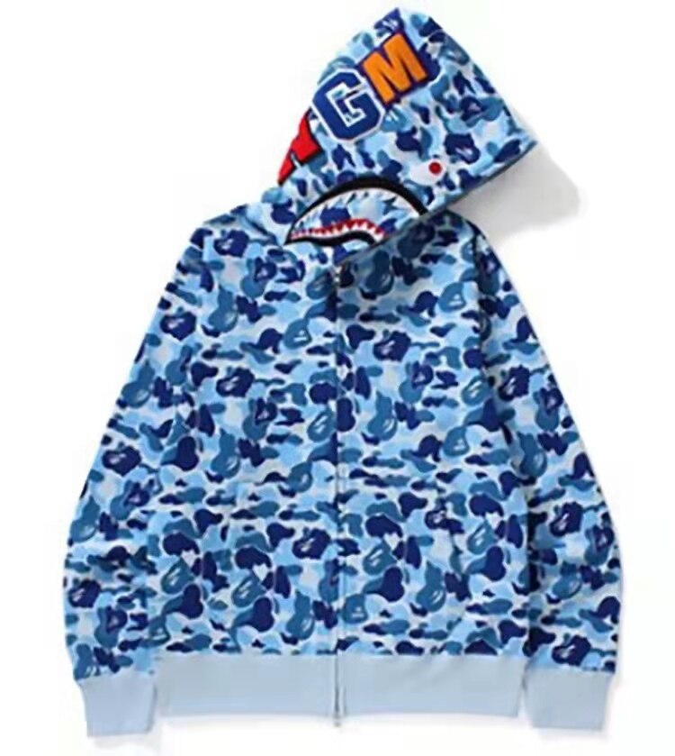 Herren Shark Camouflage Hoodies