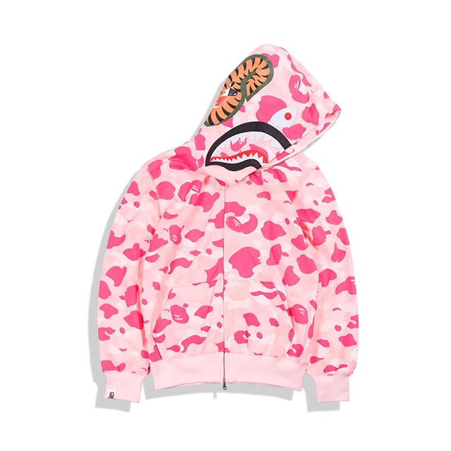 Herren Shark Camouflage Hoodies