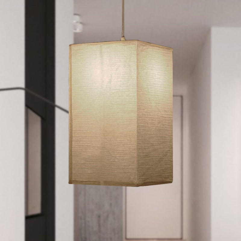 8.5"/11.5"/16.5" Breite Laterne Aufhängung Pendel Traditionell Papier Weiß 1 Licht Hängeleuchte