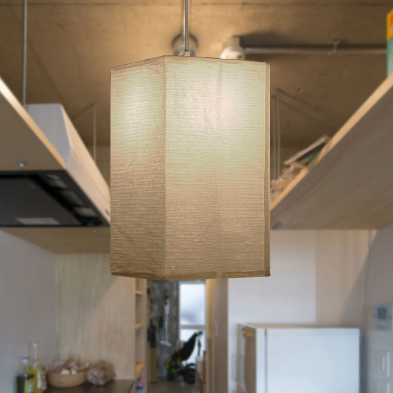8.5"/11.5"/16.5" Breite Laterne Aufhängung Pendel Traditionell Papier Weiß 1 Licht Hängeleuchte