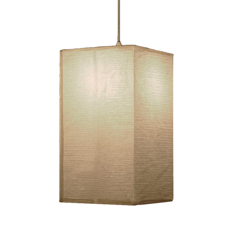 8.5"/11.5"/16.5" Breite Laterne Aufhängung Pendel Traditionell Papier Weiß 1 Licht Hängeleuchte