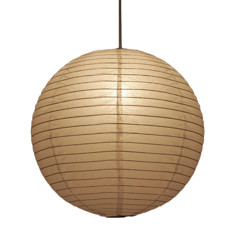 8.5"/11.5"/16.5" Breite Laterne Aufhängung Pendel Traditionell Papier Weiß 1 Licht Hängeleuchte