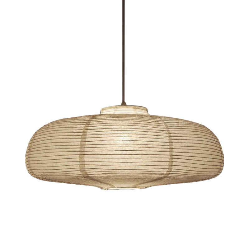 8.5"/11.5"/16.5" Breite Laterne Aufhängung Pendel Traditionell Papier Weiß 1 Licht Hängeleuchte