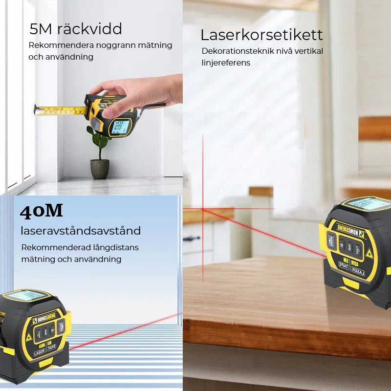 3-in-1 Infrarot-Laserbandmessung
