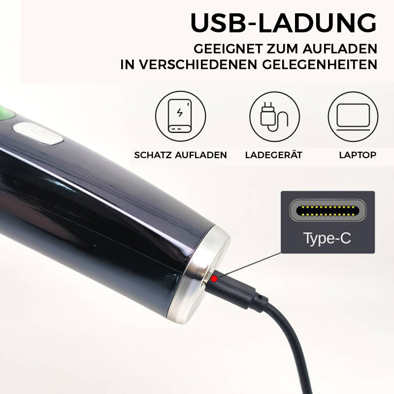 Sandsberg Haarschneider mit Saugfunktion für Herren