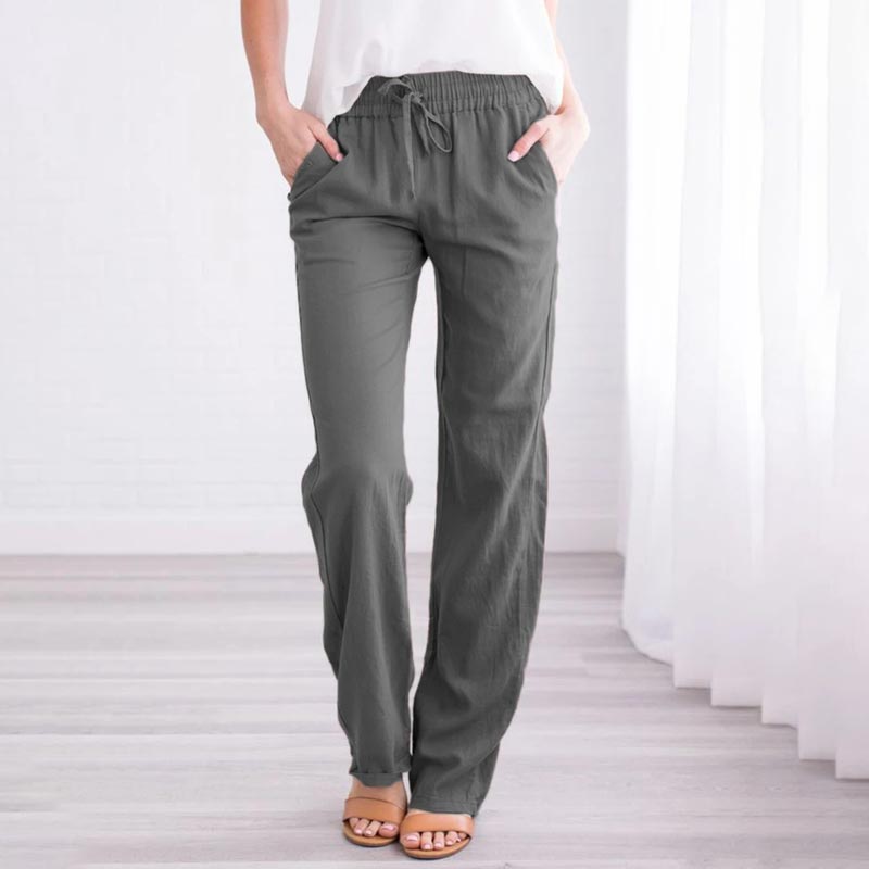 Lockere, bequeme Damen-Hose aus Leinen und Baumwolle🥰Kaufen Sie 2 Stück versandkostenfrei