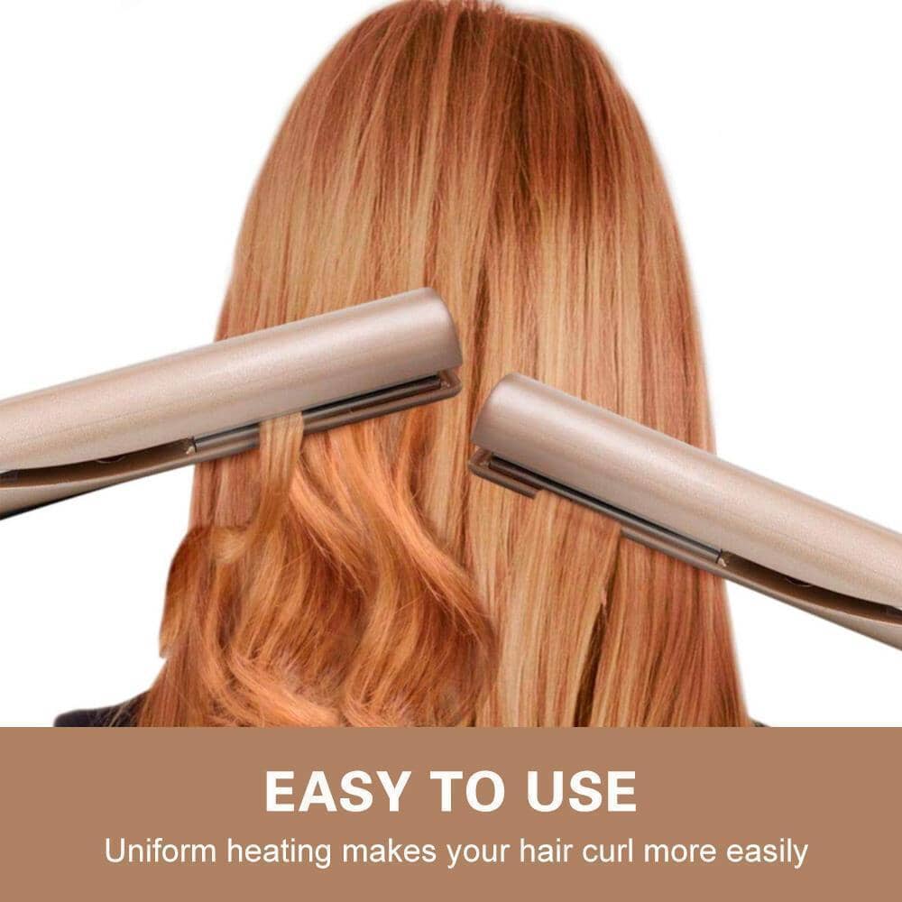 2-in-1 Haarglätter Spiralwellenlockenstab