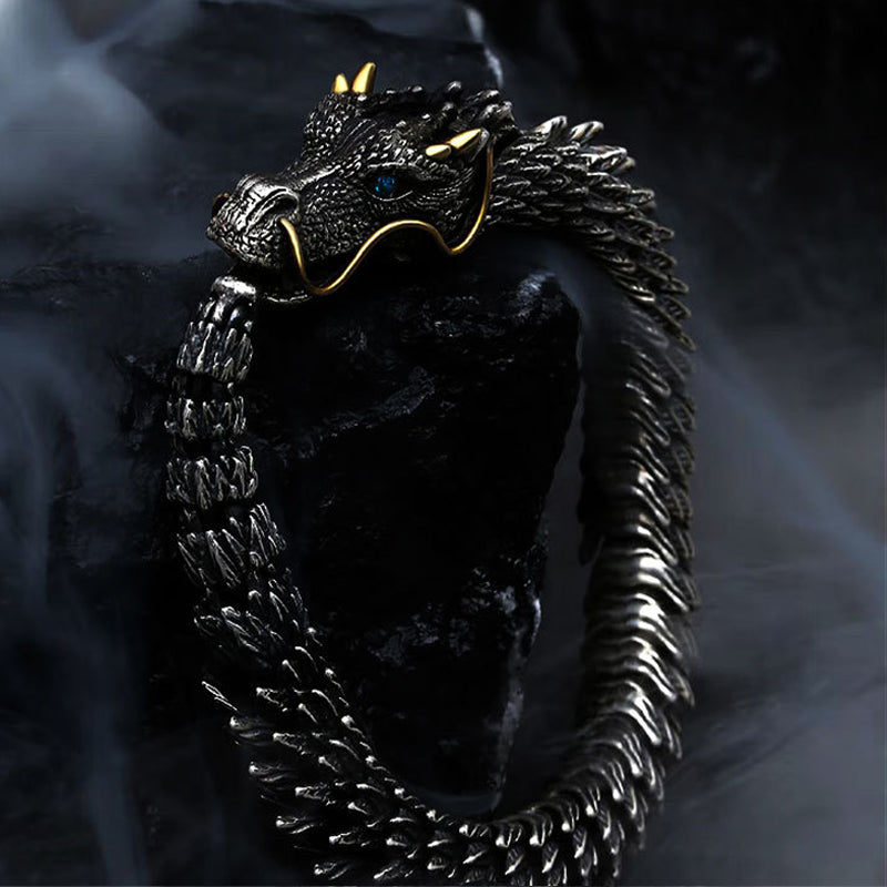 Handgefertigtes Drachenkettenarmband
