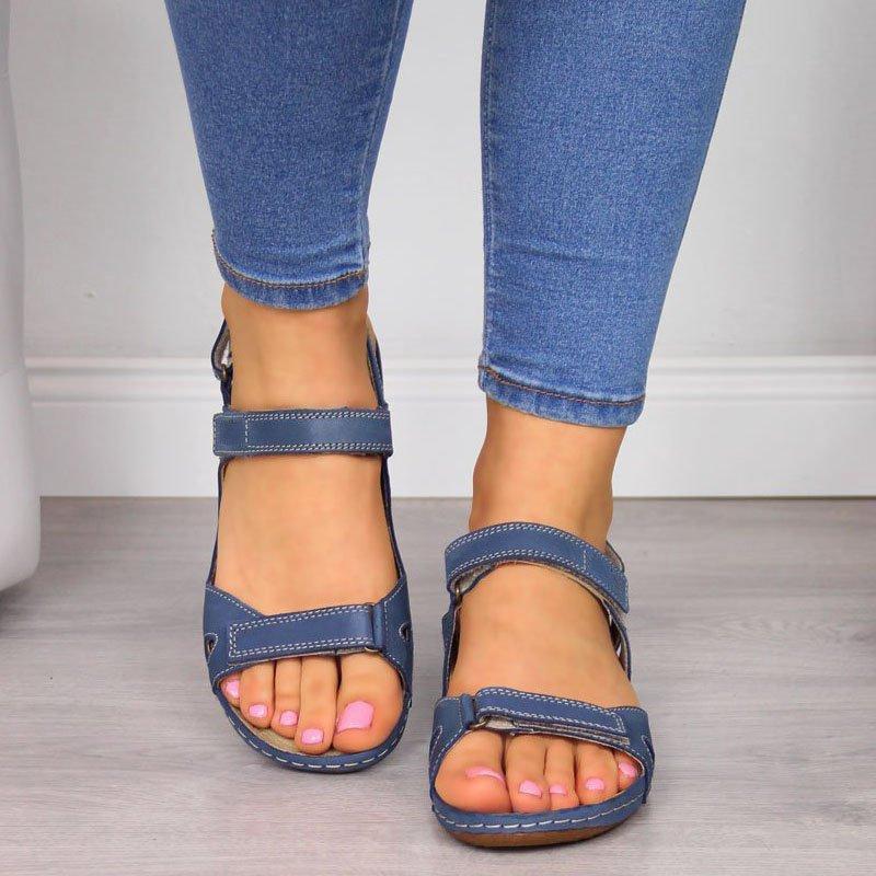 Women Comfy Sole Magic Buckle Fashion Sandals