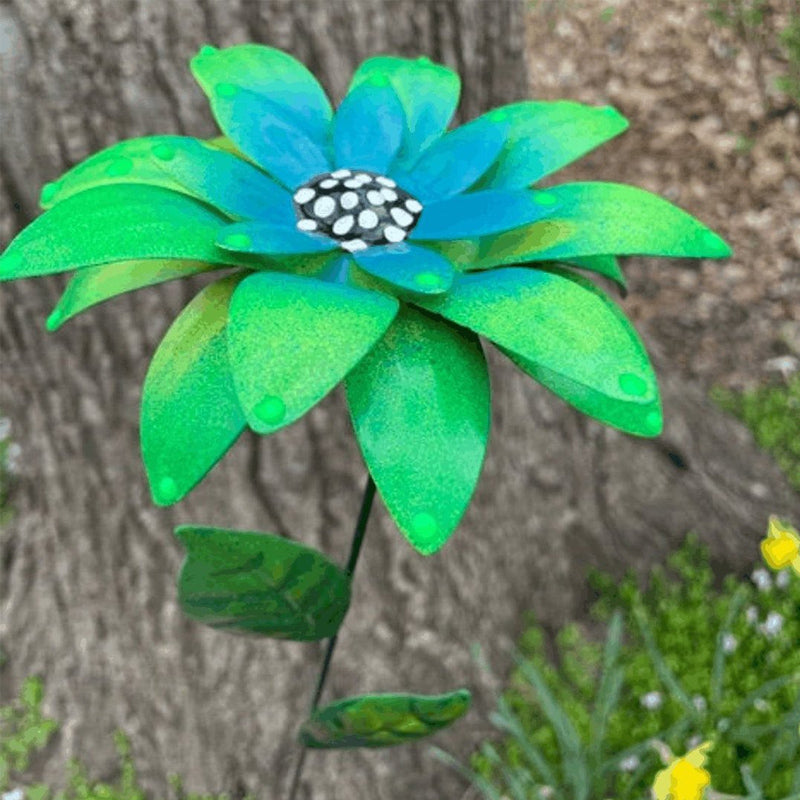 Gartendekoration Metallblumen