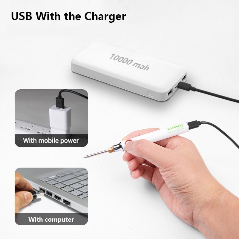 USB Tragbares Elektrisches Lötkolben Set