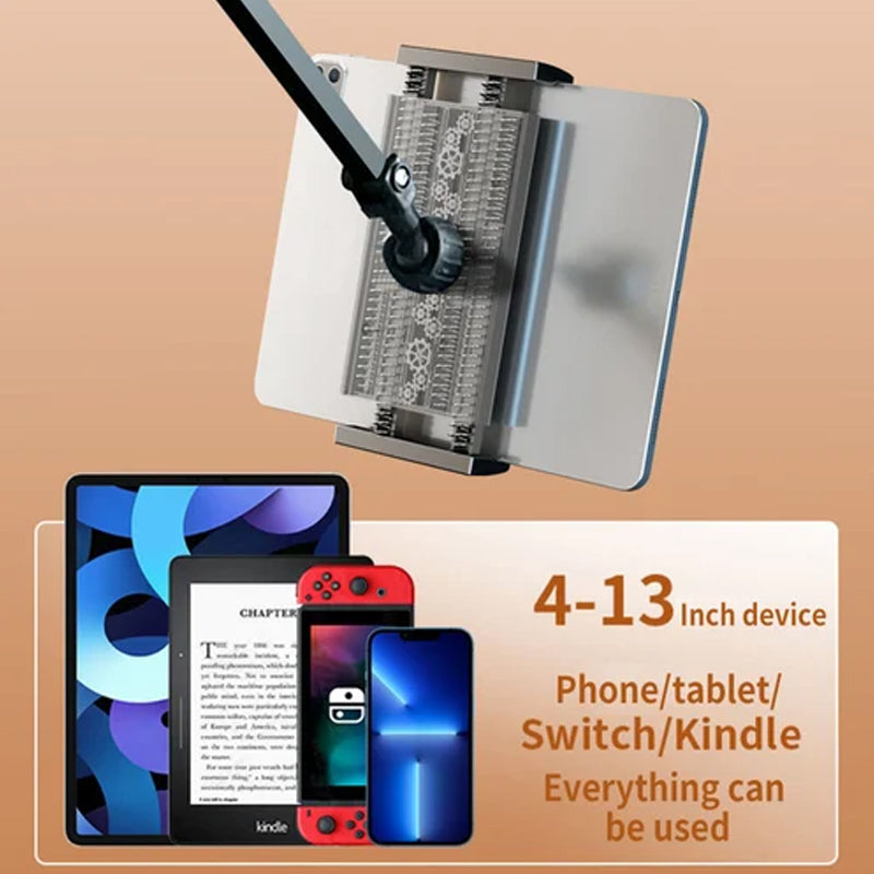 Versteckter Telefon-/Tablethalter am Bett