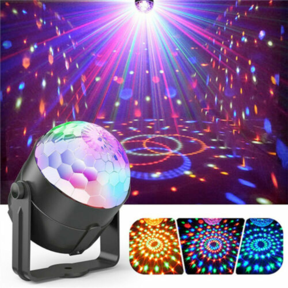 LED-Party-Projektorlicht mit Soundaktivierung