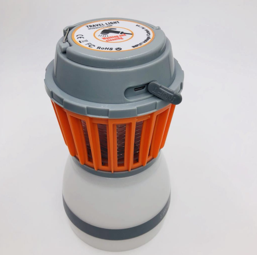 Sandsberg | Solar LED Mückenlampe mit integrierter Laterne – Effektiver Insektenschutz und Beleuchtung für Garten und Camping