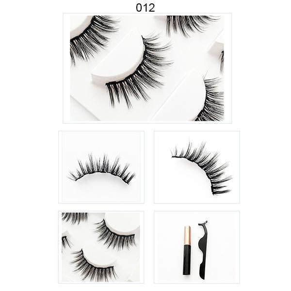 Wimpern für magnetischen Eyeliner