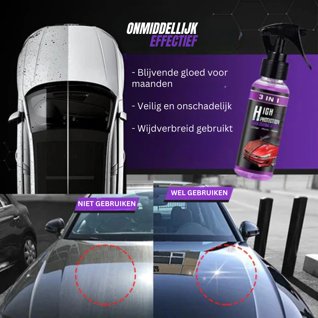 Auto Shine | Leistungsstarker Spray für Schnellen und Langlebigen Schutz von Autos