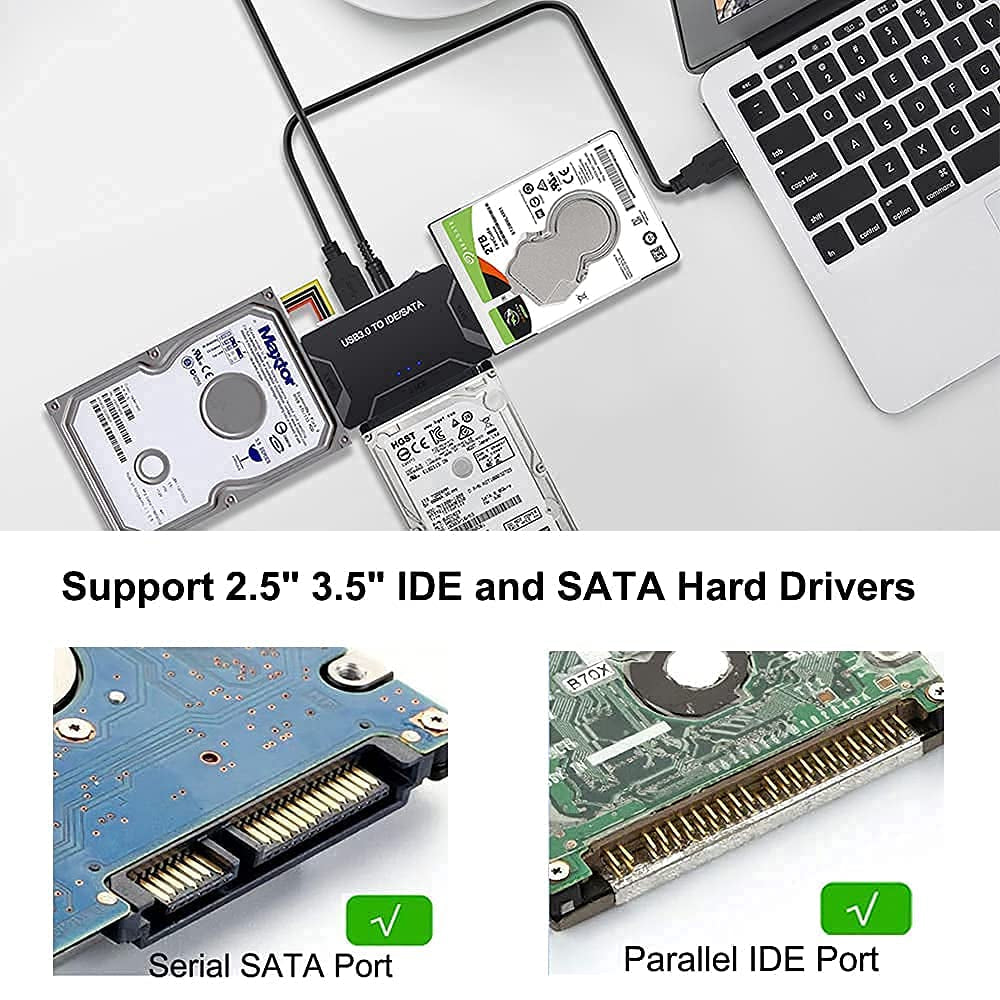 USB 3.0 zu SATA IDE Festplattenadapter Konverter