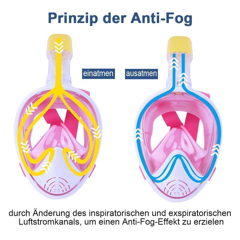 Vollgesichts-Schnorchelmaske günstig für Anfänger & Jugendliche