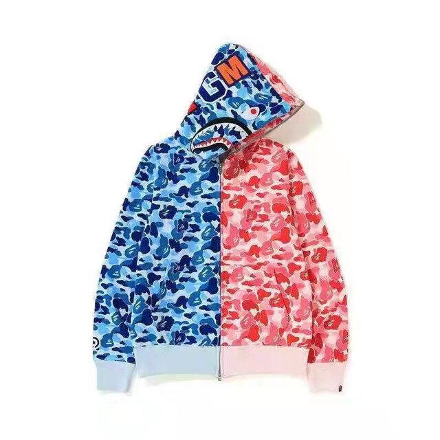 Herren Shark Camouflage Hoodies