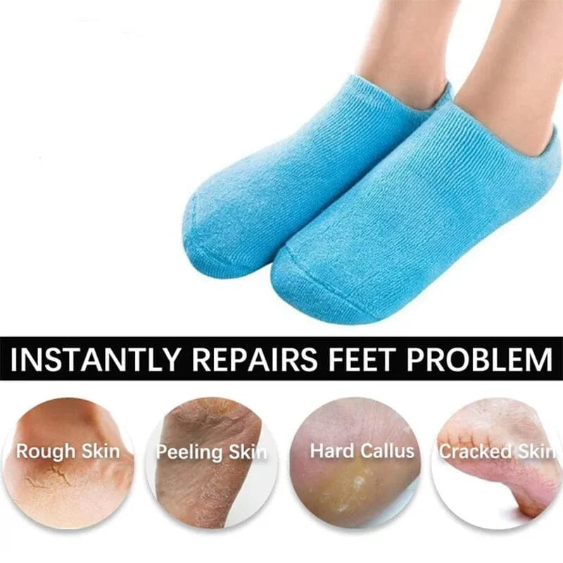 Feuchtigkeitsspendende Socken mit Spa-Gel-Futter