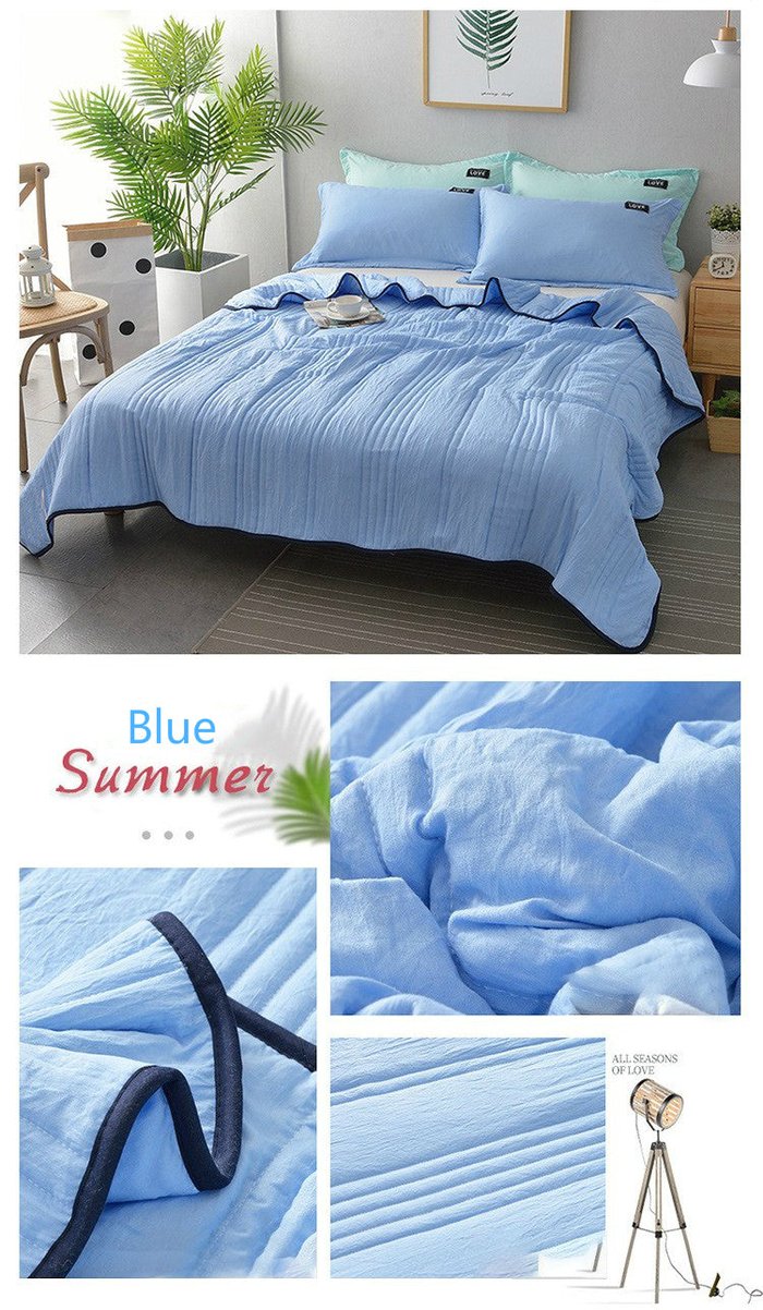 Kühle Bettdecke aus Eisseide für den Sommer