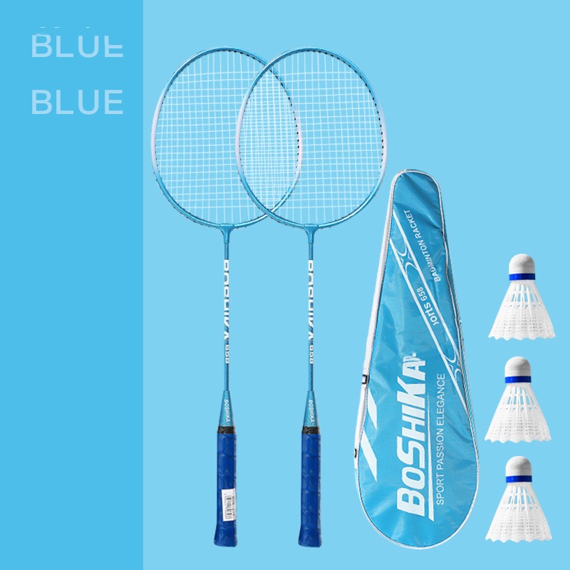 Badmintonschläger für Anfänger Kinder Set Eisenlegierung A