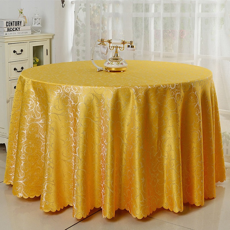 6 Farben Jacquard Tischdecke Damast Muster für Hochzeit Hotel