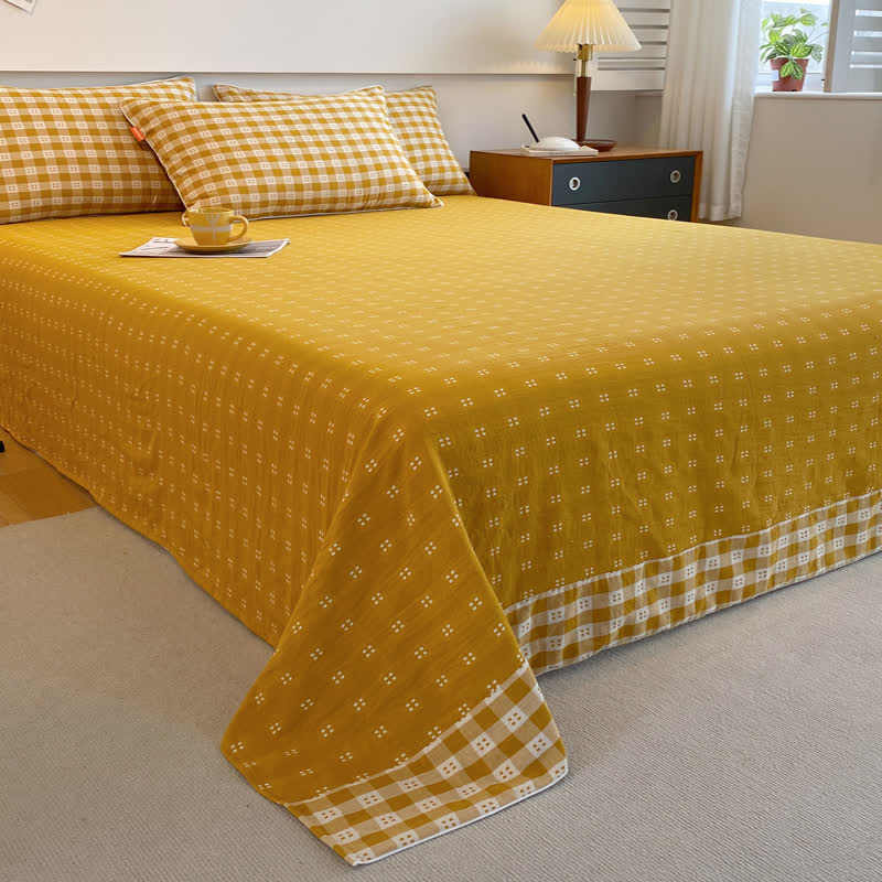 Atmungsaktive Tagesdecke aus Baumwollgaze im modernen Stil