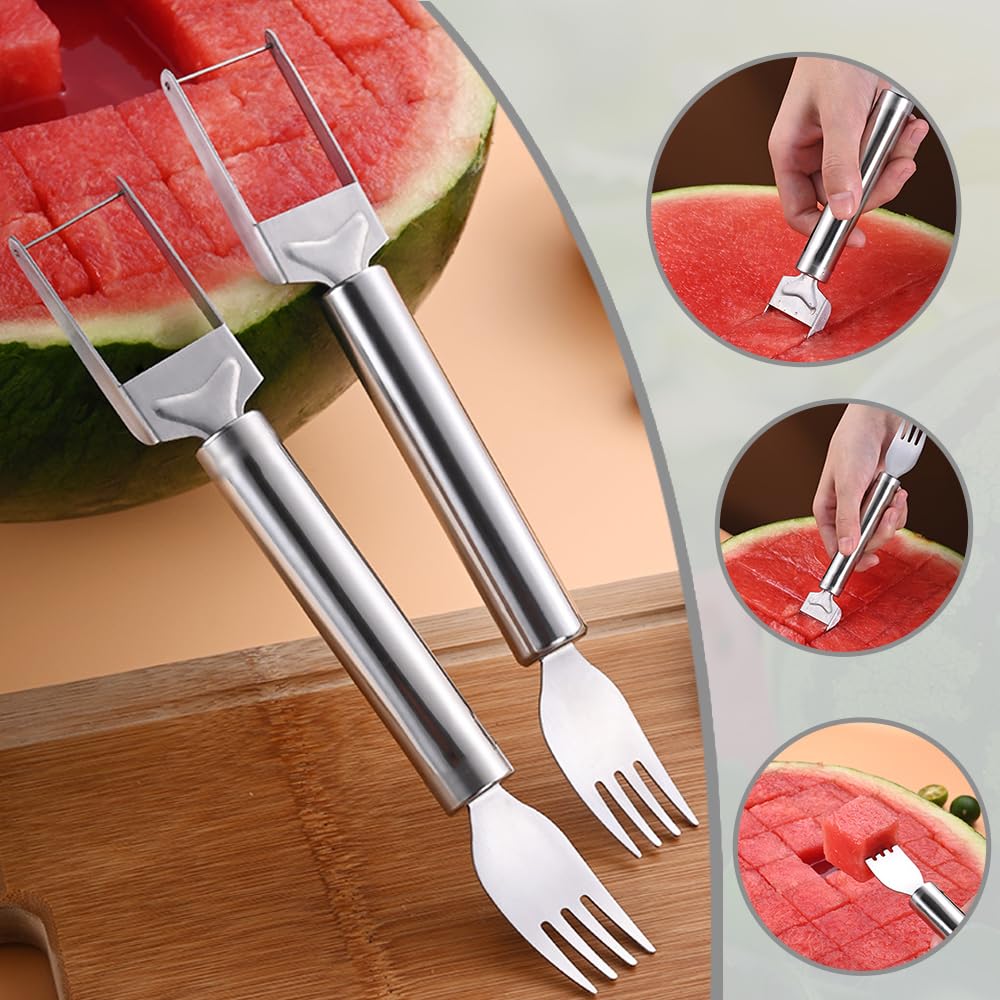 Wassermelonenschneider-Gabeln