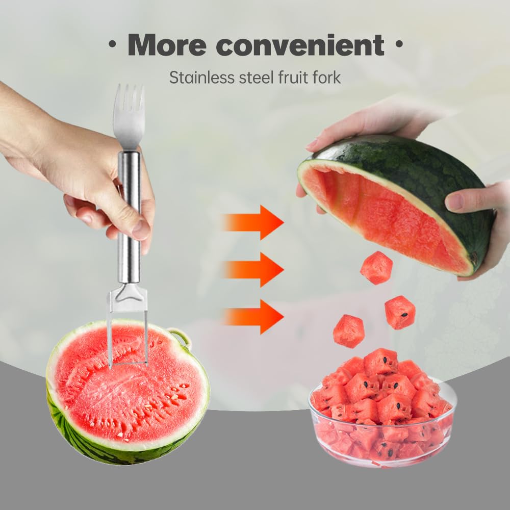 Wassermelonenschneider-Gabeln