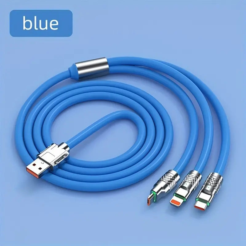 3-in-1-Superschnellladekabel mit LED-Anzeige