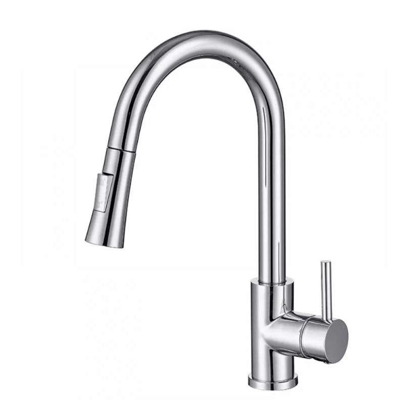 Sandsberg | Moderner Stil Ausziehbarer Spülbecken Wasserhahn Einhand Edelstahl Spülbecken Wasserhahn