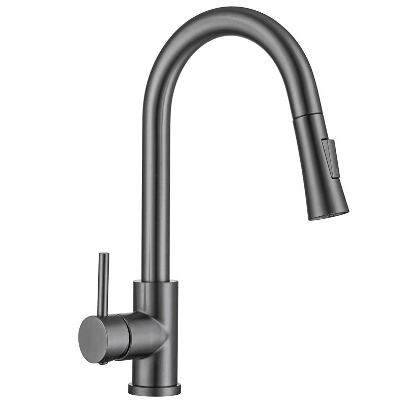 Sandsberg | Moderner Stil Ausziehbarer Spülbecken Wasserhahn Einhand Edelstahl Spülbecken Wasserhahn