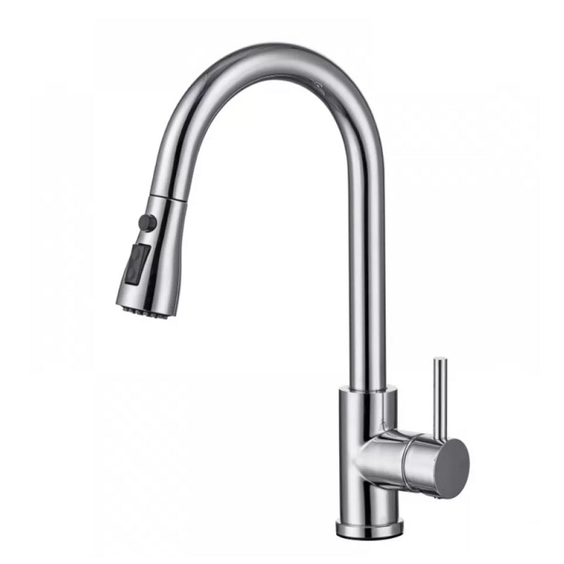 Sandsberg | Moderner Stil Ausziehbarer Spülbecken Wasserhahn Einhand Edelstahl Spülbecken Wasserhahn