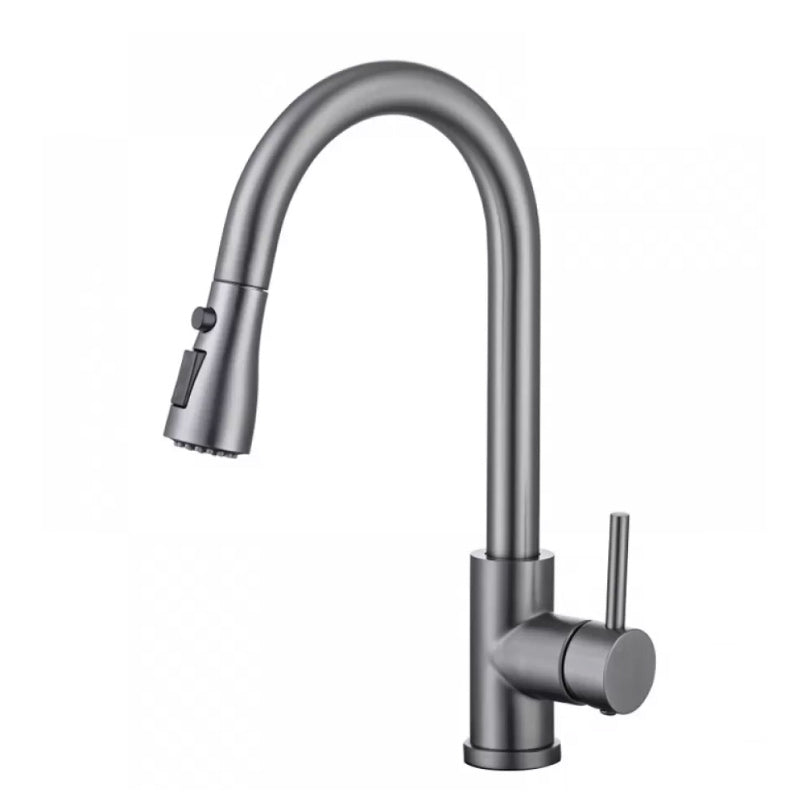 Sandsberg | Moderner Stil Ausziehbarer Spülbecken Wasserhahn Einhand Edelstahl Spülbecken Wasserhahn