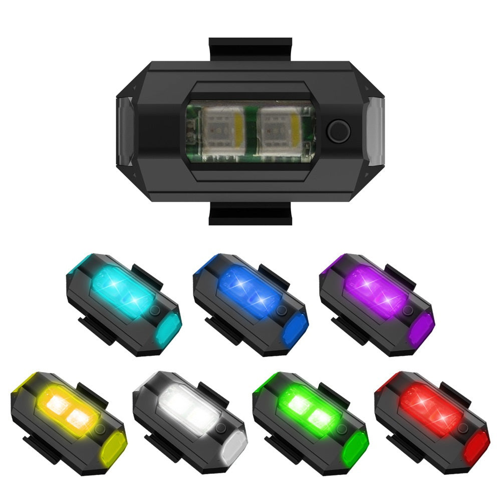 Sandsberg | 7 Farben LED Flugzeug Strobe Lichter & USB Ladegerät