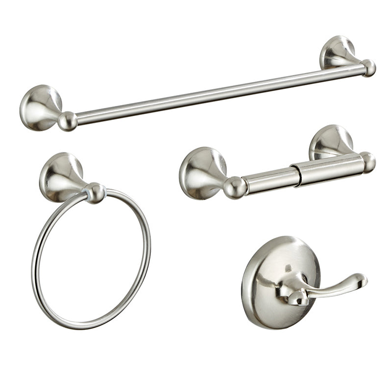 Sandsberg | Metall Badezimmer Set Traditioneller Stil Nickel Badezimmer Zubehör Set