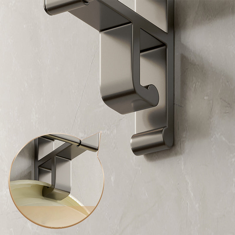 Sandsberg | Graues Badezimmer Zubehör Set Zeitgenössischer Stil Aluminium Handtuchstange