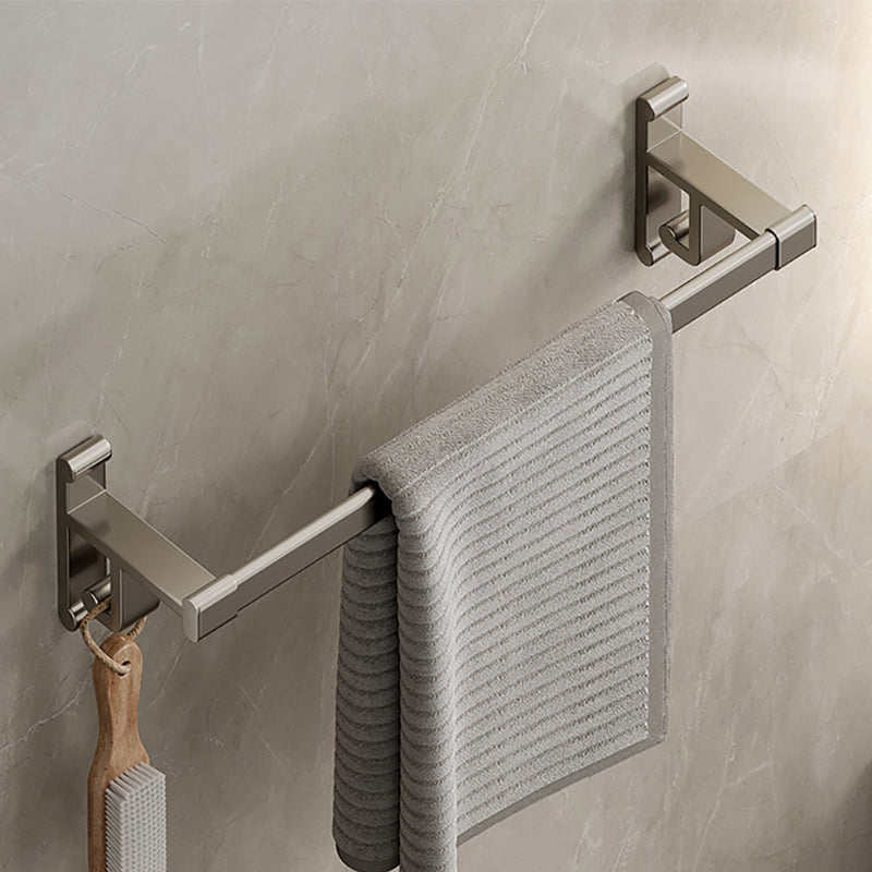 Sandsberg | Graues Badezimmer Zubehör Set Zeitgenössischer Stil Aluminium Handtuchstange