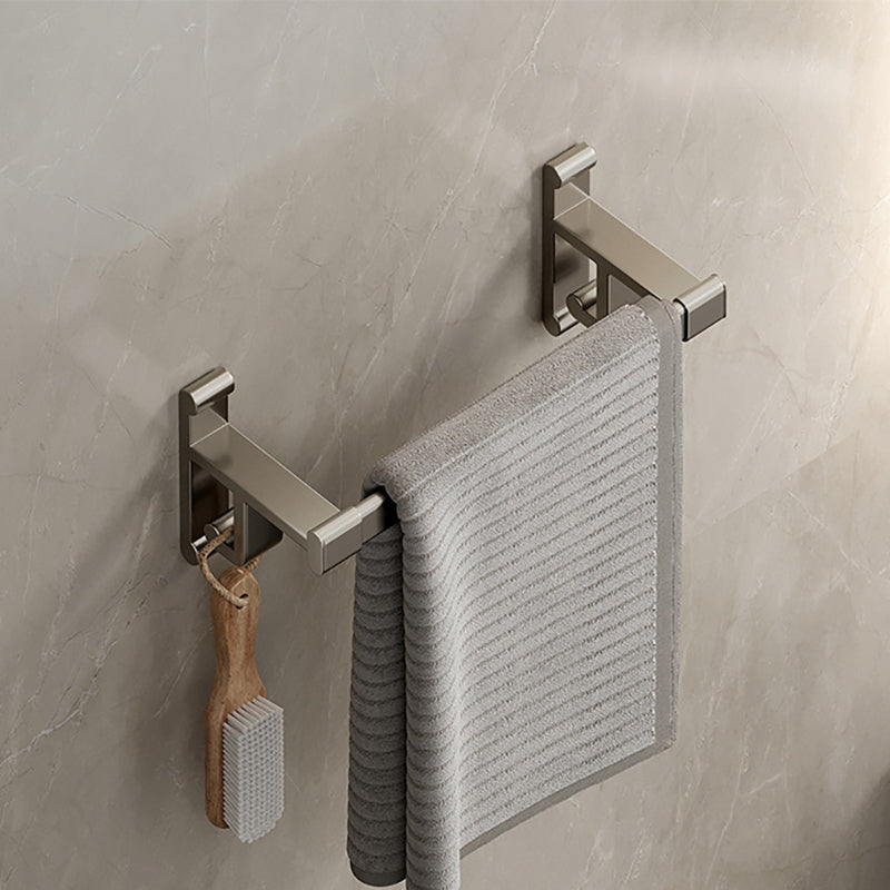Sandsberg | Graues Badezimmer Zubehör Set Zeitgenössischer Stil Aluminium Handtuchstange
