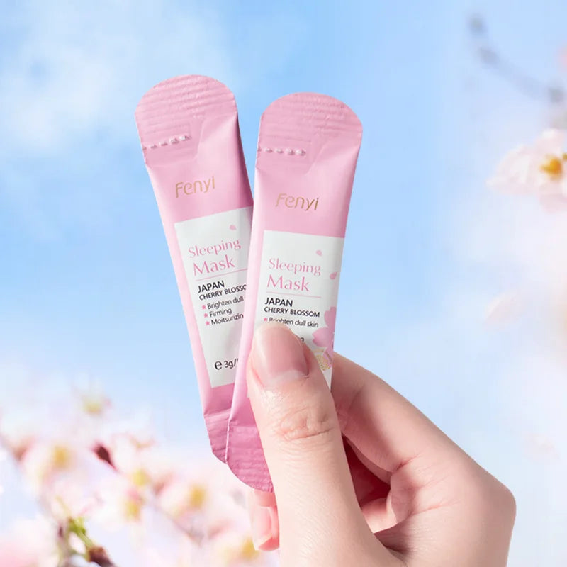 LAIKOU Sakura Algen Centella Schnecken Kollagen Schlafmaske Einzelverpackung Nährend Hautpflege Hautbarriere Gesichtsmaske
