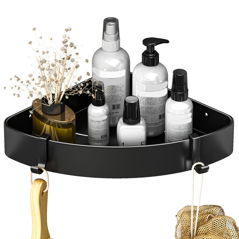 Sandsberg | Modernes Schwarz-Weiß-Metall-Badehardware-Set Bade-Regal Badezimmer-Hardware-Set
