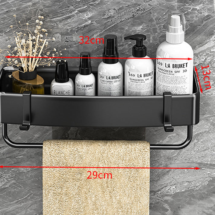 Sandsberg | Modernes Schwarz-Weiß-Metall-Badehardware-Set Bade-Regal Badezimmer-Hardware-Set
