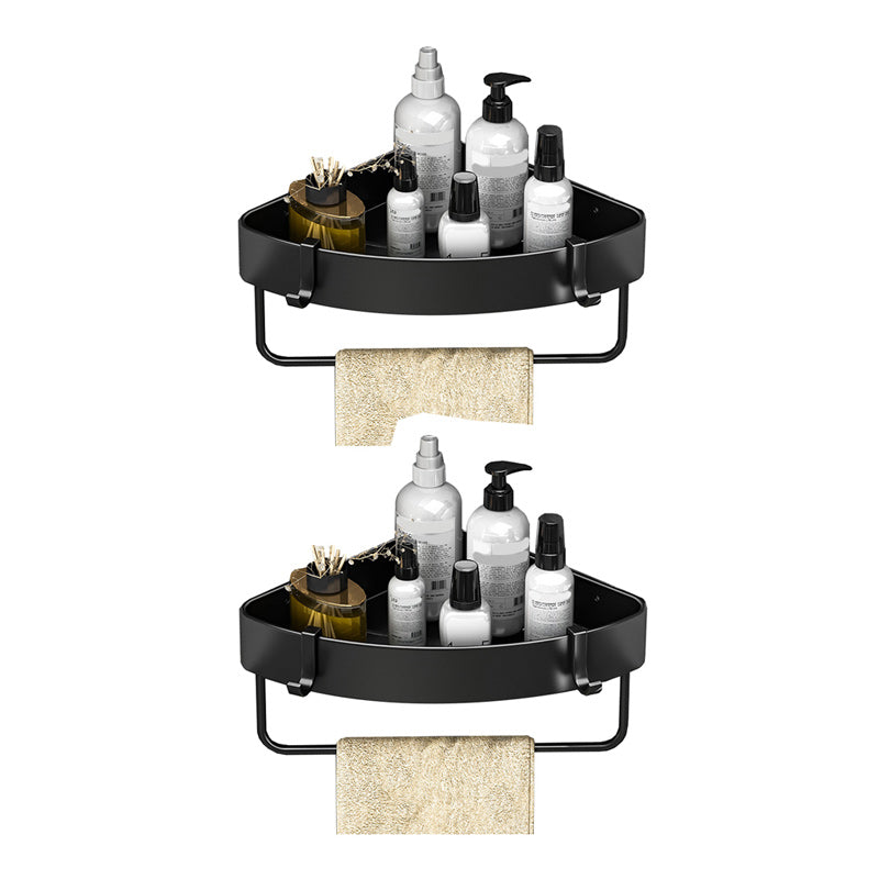 Sandsberg | Modernes Schwarz-Weiß-Metall-Badehardware-Set Bade-Regal Badezimmer-Hardware-Set