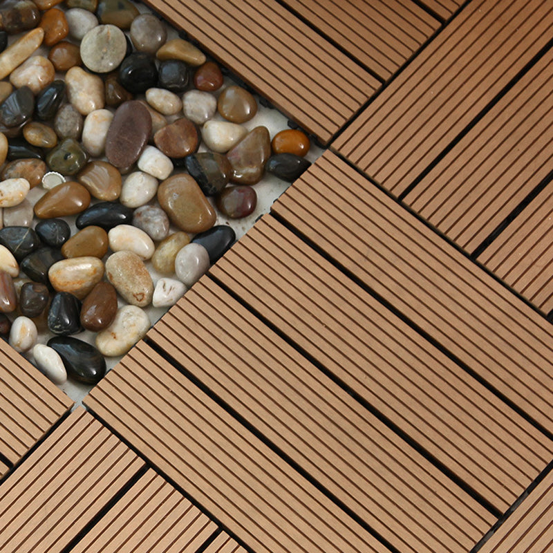 Sandsberg | Rechteckige konstruierte Fliesen Wasserresistenter Parkettboden für Balkon