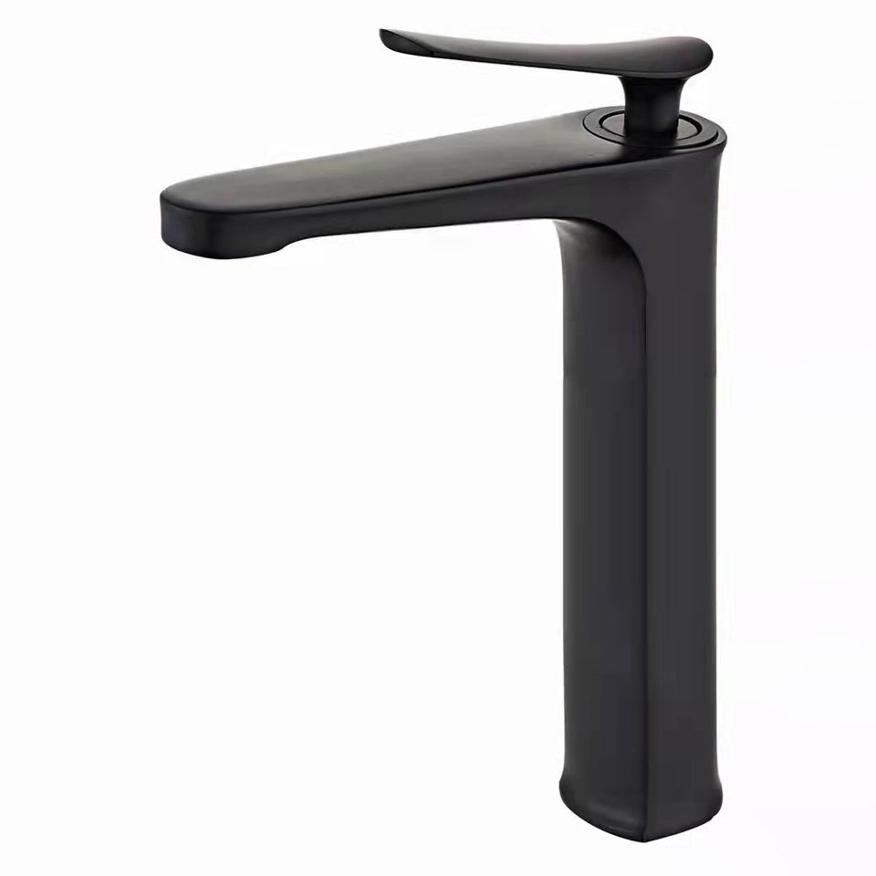 Sandsberg | 1 Griff Vollkupfer Badezimmer Waschbecken Wasserhahn Nordic Modern Vanity Wasserhahn mit Abfluss