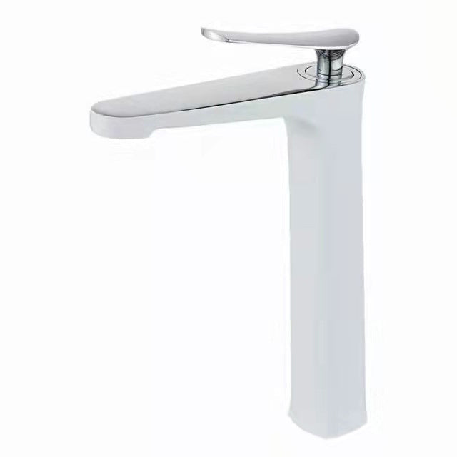 Sandsberg | 1 Griff Vollkupfer Badezimmer Waschbecken Wasserhahn Nordic Modern Vanity Wasserhahn mit Abfluss